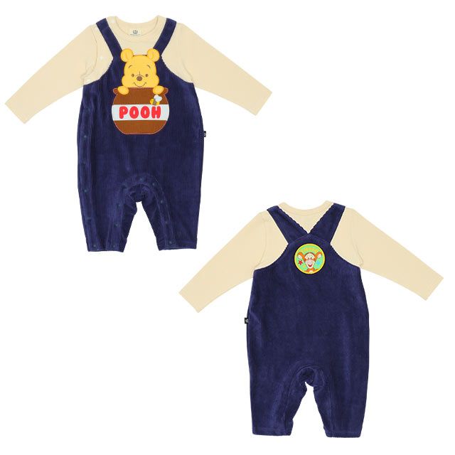 【ベビードール】プー サロペットロンパース 8523B
