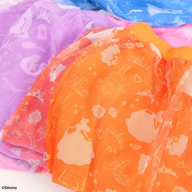 【ベビードール】ベル プリンセス / チュールスカート 8557K / キッズ ボトムス ウエスト総ゴム ゴム穴付 ガーリーコーデ なりきる コスチューム