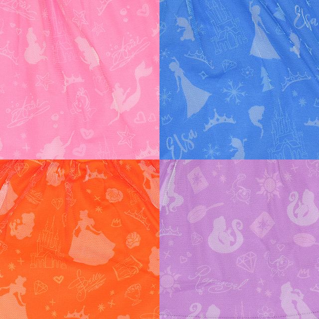 【ベビードール】ラプンツェル プリンセス / チュールスカート 8557K / キッズ ボトムス ウエスト総ゴム ゴム穴付 ガーリーコーデ なりきる コスチューム