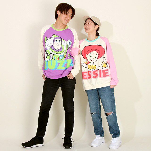 【ベビードール】バズ 親子お揃い キャラクタートレーナー 8660A / 大人 ユニセックス 男女兼用 リンクコーデ ペアルック 親子コーデ トップス 長袖 クルーネック ゆったり トイ・ストーリー