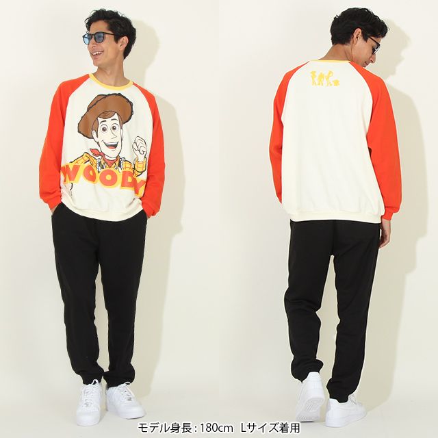 【ベビードール】バズ 親子お揃い キャラクタートレーナー 8660A / 大人 ユニセックス 男女兼用 リンクコーデ ペアルック 親子コーデ トップス 長袖 クルーネック ゆったり トイ・ストーリー