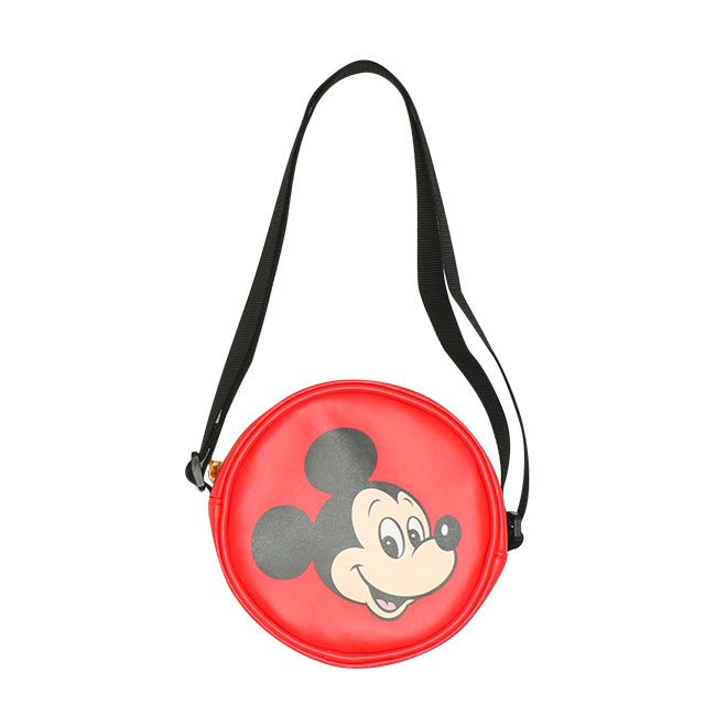 【ベビードール】ミッキー 親子お揃い キャラクター3点セット 8698K / ベビーサイズ キッズ リンクコーデ ペアルック 親子コーデ トレーナー ロンT 長袖 ショルダーバッグ ポシェット お出かけ トータルコーディネート レトロ