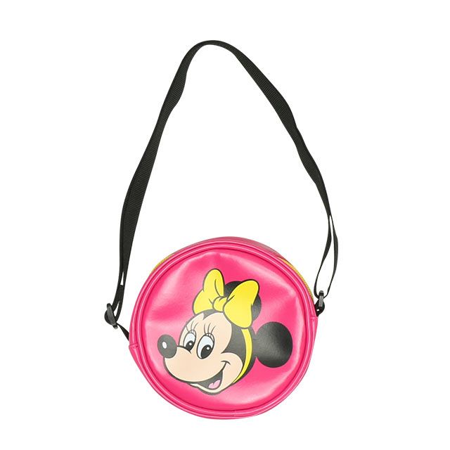 【ベビードール】ミニー 親子お揃い キャラクター3点セット 8698K / ベビーサイズ キッズ リンクコーデ ペアルック 親子コーデ トレーナー ロンT 長袖 ショルダーバッグ ポシェット お出かけ トータルコーディネート レトロ