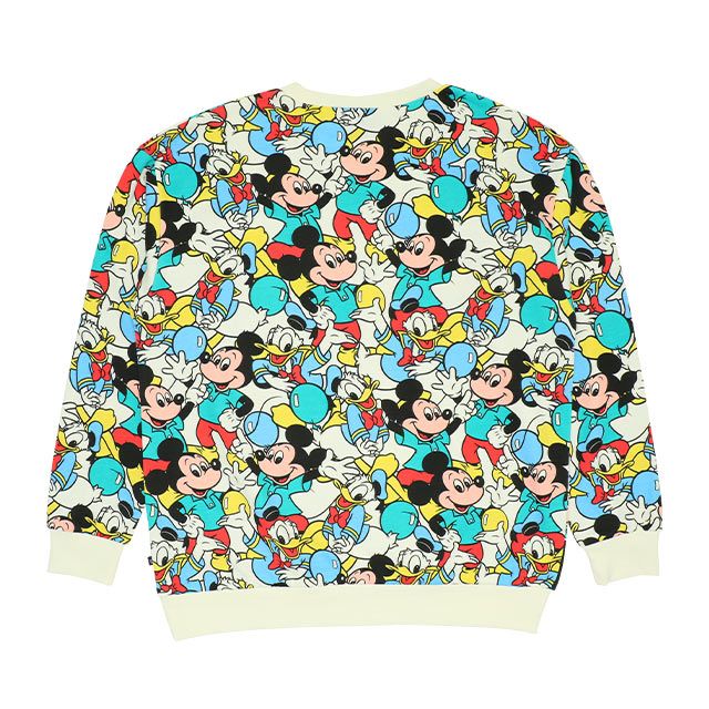 【ベビードール】ミッキー 親子お揃い キャラクター3点セット 8699A / 大人 ユニセックス 男女兼用 リンクコーデ ペアルック 親子コーデ トレーナー ロンT Tシャツ 長袖 半袖 お出かけ トータルコーデ