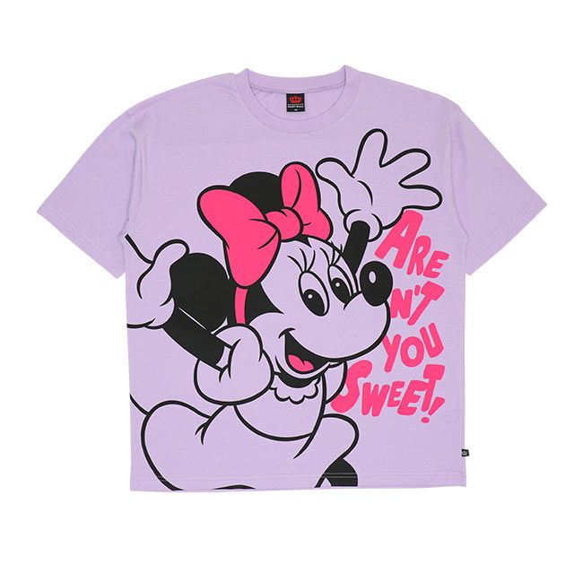 【ベビードール】ミニー 親子お揃い キャラクター3点セット 8699A / 大人 ユニセックス 男女兼用 リンクコーデ ペアルック 親子コーデ トレーナー ロンT Tシャツ 長袖 半袖 トータルコーデ