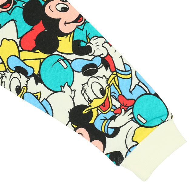 【ベビードール】ミニー 親子お揃い キャラクター3点セット 8699A / 大人 ユニセックス 男女兼用 リンクコーデ ペアルック 親子コーデ トレーナー ロンT Tシャツ 長袖 半袖 トータルコーデ