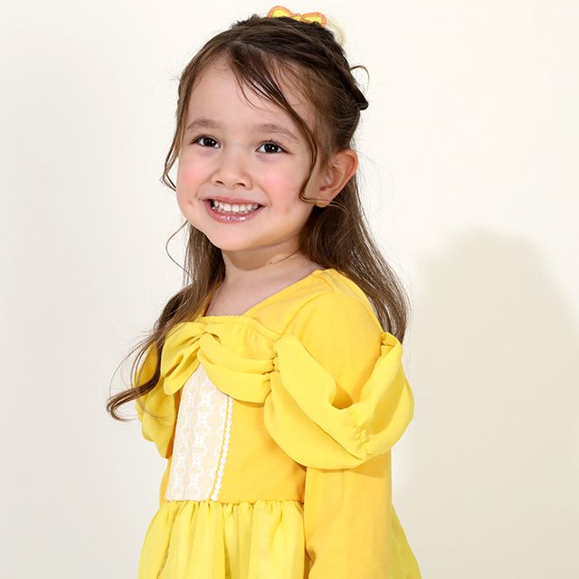 【ベビードール】ベル なりきるワンピース 8724K / ベビーサイズ キッズ 長袖 ワンピ スカート 仮装 コスチューム コスプレ プリンセス お姫様 ガーリー