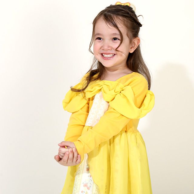 【ベビードール】ベル なりきるワンピース 8724K / ベビーサイズ キッズ 長袖 ワンピ スカート 仮装 コスチューム コスプレ プリンセス お姫様 ガーリー