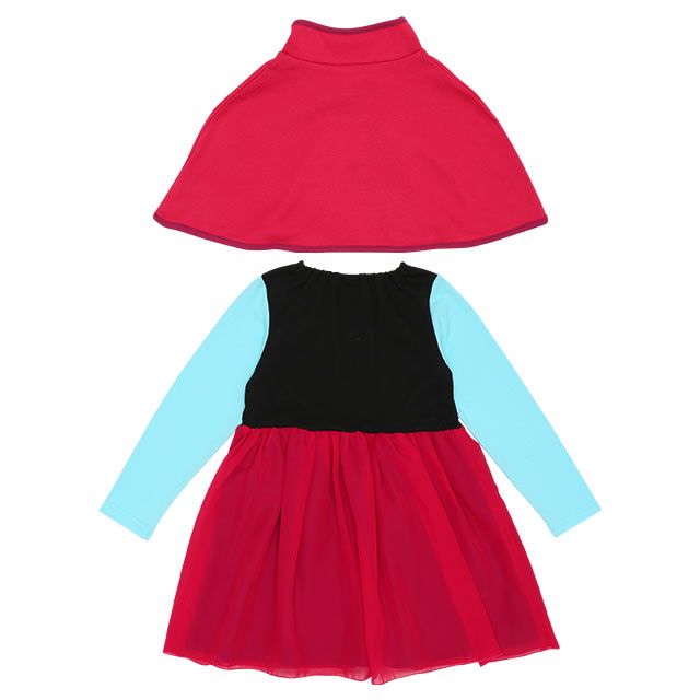 【ベビードール】アナ なりきるワンピース 8724K / ベビーサイズ キッズ 長袖 ワンピ スカート 仮装 コスチューム コスプレ プリンセス お姫様 ガーリー