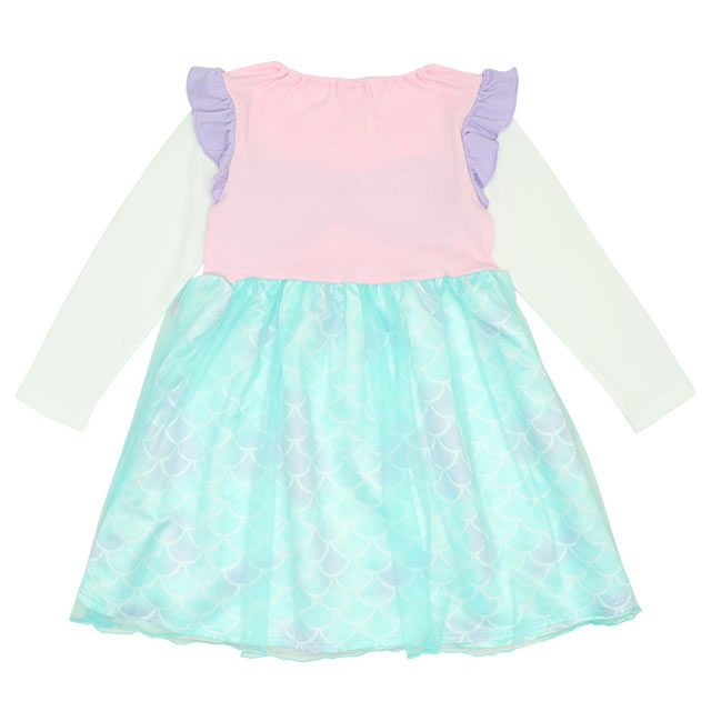 【ベビードール】アリエル なりきるワンピース 8724K / ベビーサイズ キッズ 長袖 ワンピ スカート 仮装 コスチューム コスプレ プリンセス お姫様 ガーリー