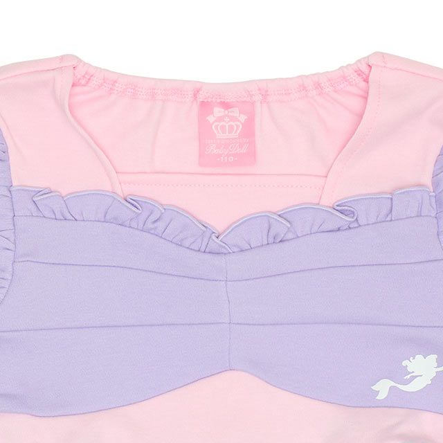 【ベビードール】アリエル なりきるワンピース 8724K / ベビーサイズ キッズ 長袖 ワンピ スカート 仮装 コスチューム コスプレ プリンセス お姫様 ガーリー