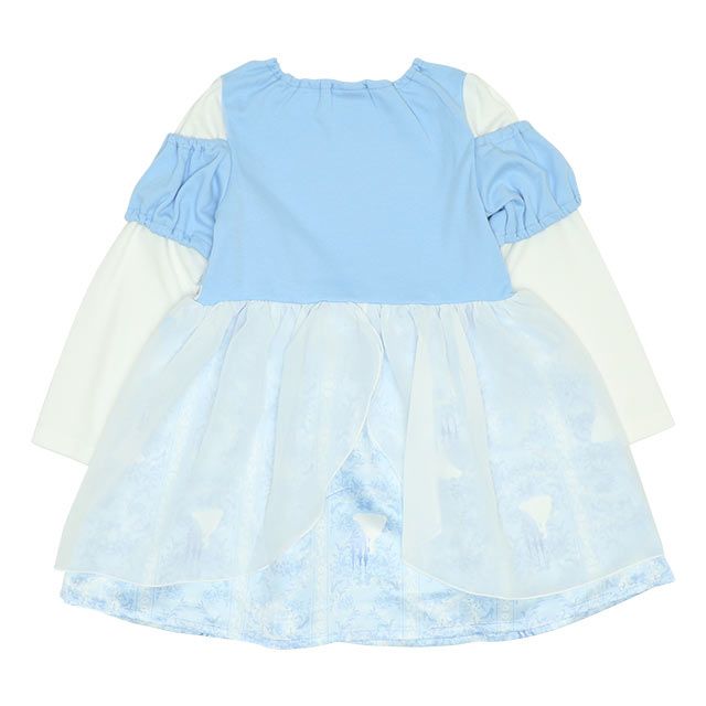 【ベビードール】シンデレラ なりきるワンピース 8724K / ベビーサイズ キッズ 長袖 ワンピ スカート 仮装 コスチューム コスプレ プリンセス お姫様 ガーリー