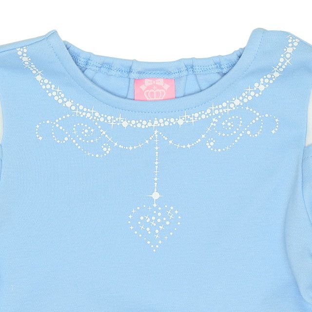 【ベビードール】シンデレラ なりきるワンピース 8724K / ベビーサイズ キッズ 長袖 ワンピ スカート 仮装 コスチューム コスプレ プリンセス お姫様 ガーリー