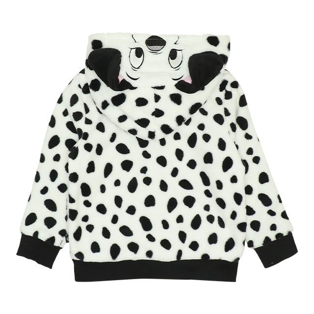 【ベビードール】１０１匹わんちゃん なりきるジップパーカー 8818K / ベビーサイズ キッズ トップス 長袖 パーカー シャギーボア素材 あったか 秋冬 仮装 コスチューム コスプレ