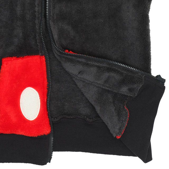 【ベビードール】１０１匹わんちゃん なりきるジップパーカー 8818K / ベビーサイズ キッズ トップス 長袖 パーカー シャギーボア素材 あったか 秋冬 仮装 コスチューム コスプレ