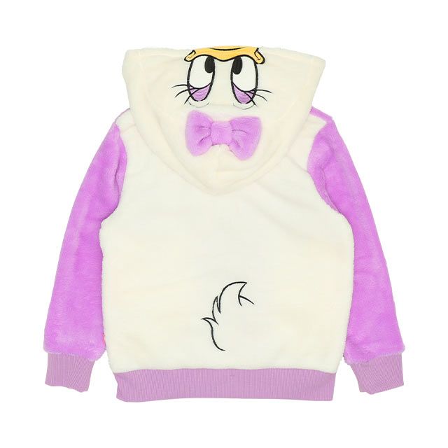 【ベビードール】デイジー なりきるジップパーカー 8818K / ベビーサイズ キッズ トップス 長袖 パーカー シャギーボア素材 あったか 秋冬 仮装 コスチューム コスプレ