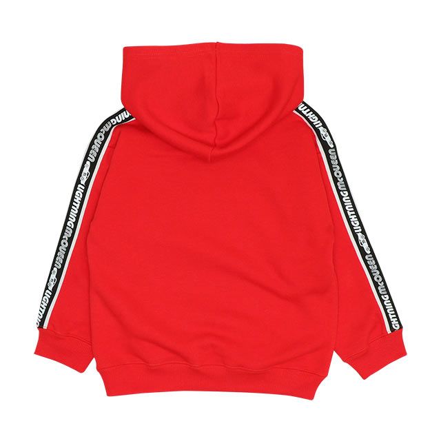 【ベビードール】カーズ ラインパーカー 8867K / ベビーサイズ キッズ トップス 長袖 裏起毛 あったか 秋冬 ライトニング・マックィーン