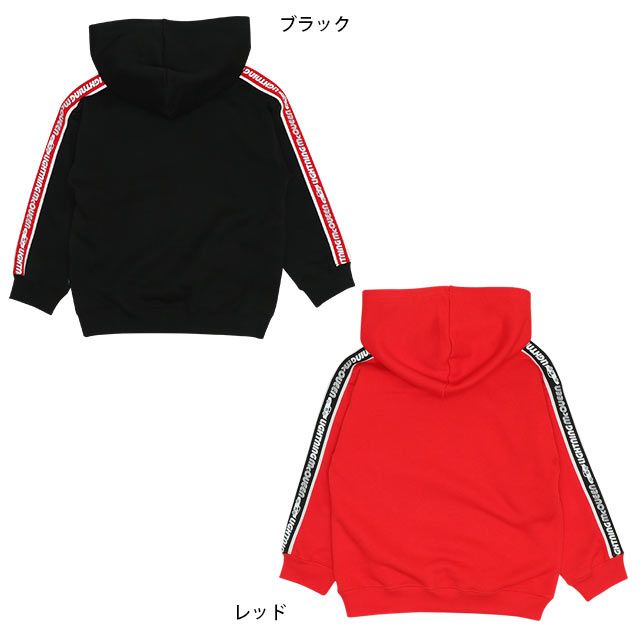 【ベビードール】カーズ ラインパーカー 8867K / ベビーサイズ キッズ トップス 長袖 裏起毛 あったか 秋冬 ライトニング・マックィーン