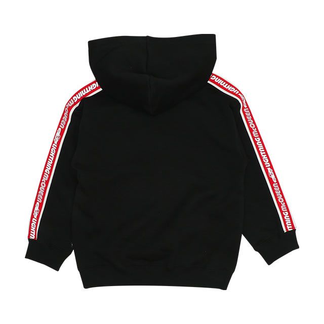 【ベビードール】カーズ ラインパーカー 8867K / ベビーサイズ キッズ トップス 長袖 裏起毛 あったか 秋冬 ライトニング・マックィーン