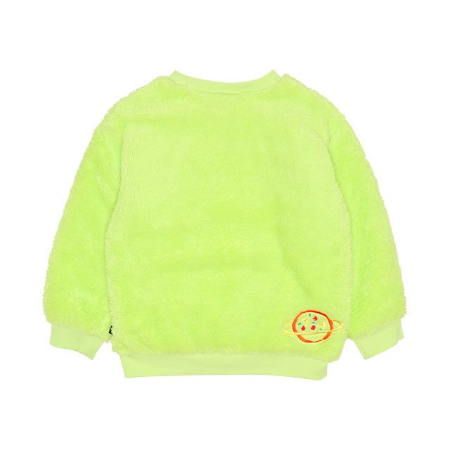【ベビードール】リトルグリーンメン フェイスボアトレーナー 8873K / ベビーサイズ キッズ トップス 長袖 シャギーボア素材 もこもこ 秋冬 トイ・ストーリー