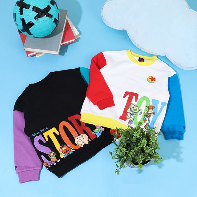 【ベビードール】トイ・ストーリー 親子お揃い ディズニー キャラクタートレーナー 8918K