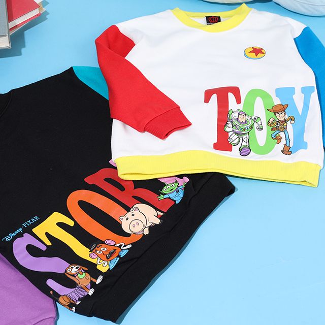 【ベビードール】トイ・ストーリー 親子お揃い ディズニー キャラクタートレーナー 8918K