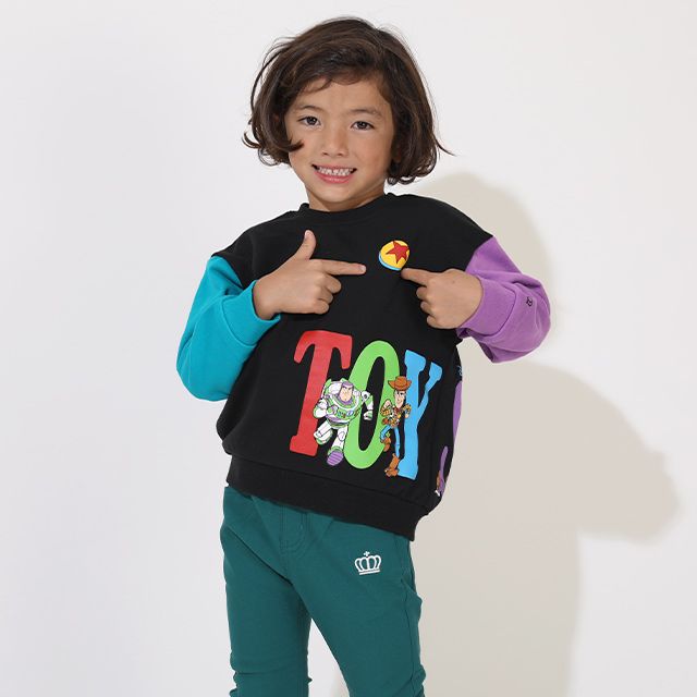 【ベビードール】トイ・ストーリー 親子お揃い ディズニー キャラクタートレーナー 8918K