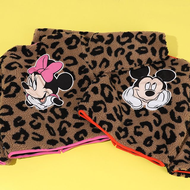 【ベビードール】ミニー ディズニー ヒョウボア中綿アウター 8976K