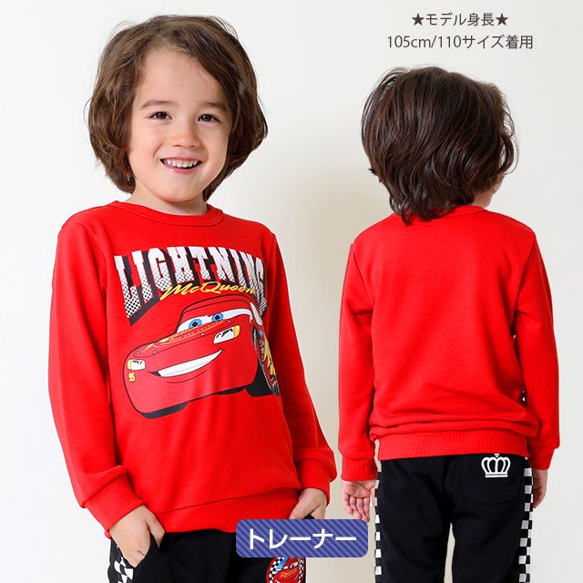 【ベビードール】ライトニング・マックィーン カーズ プリントトレーナー 9018K