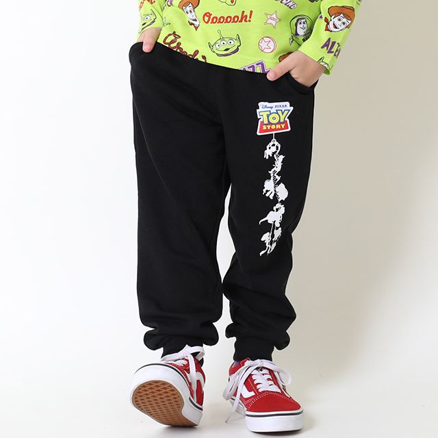 【ベビードール】トイ・ストーリー 総柄ロンT 9022K / キッズ トップス 長袖 天竺素材 ウッディ バズ・ライトイヤー リトルグリーンメン