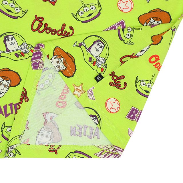 【ベビードール】トイ・ストーリー 総柄ロンT 9022K / キッズ トップス 長袖 天竺素材 ウッディ バズ・ライトイヤー リトルグリーンメン