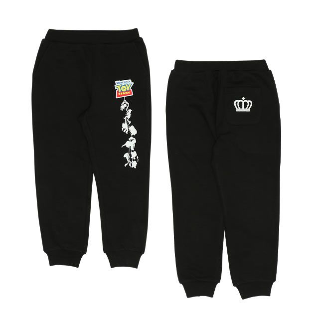 【ベビードール】トイ・ストーリー モチーフロングパンツ 9023K / ベビーサイズ キッズ ボトム 長ズボン ウエスト総ゴム ゴム穴付き シンプル ウッディ バズ ジェシー スリンキー ハム レックス ポテトヘッド