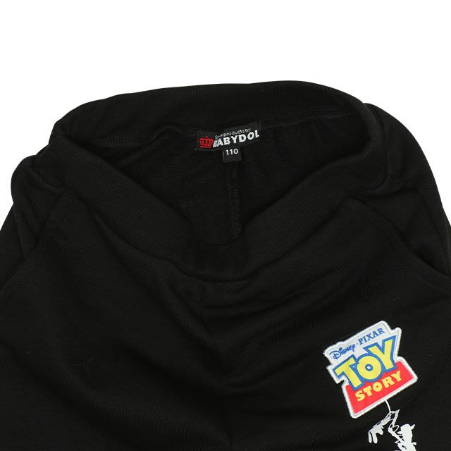 【ベビードール】トイ・ストーリー モチーフロングパンツ 9023K / ベビーサイズ キッズ ボトム 長ズボン ウエスト総ゴム ゴム穴付き シンプル ウッディ バズ ジェシー スリンキー ハム レックス ポテトヘッド