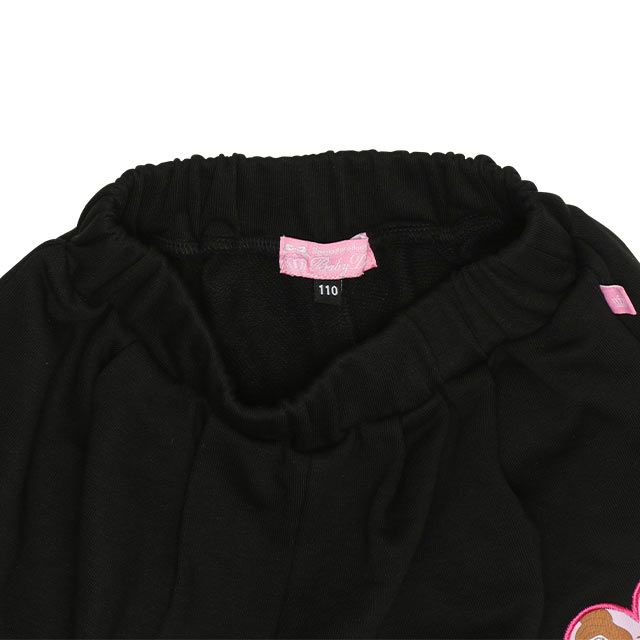 【ベビードール】プリンセス / ワッペンショートパンツ 9026K / ベル ラプンツェル アリエル キッズ ボトム 短パン ショーパン キュロット スウェット素材 楽ちん ガーリー