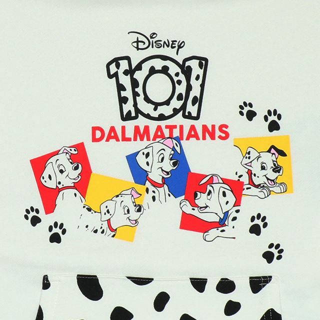 【ベビードール】１０１匹わんちゃん 親子お揃い 耳付きキャラクターパーカー 9050K / ベビーサイズ キッズ リンクコーデ ペアルック 親子コーデ トップス 長袖 耳付きフード 仮装 コスチューム コスプレ