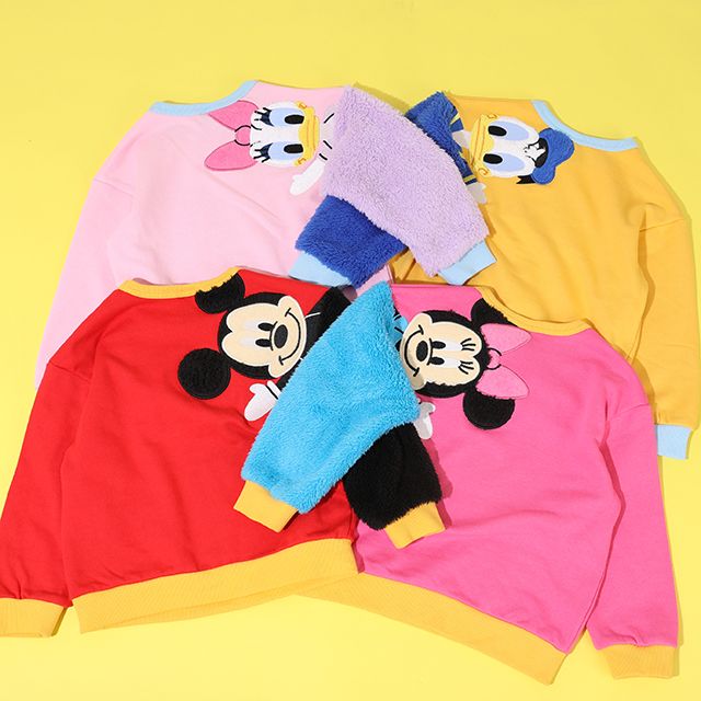 【ベビードール】ミッキー ディズニー てつなぎトレーナー 9052K