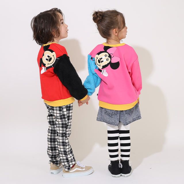 【ベビードール】ミッキー ディズニー てつなぎトレーナー 9052K