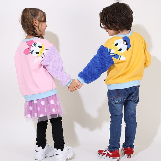 【ベビードール】ドナルド ディズニー てつなぎトレーナー 9052K