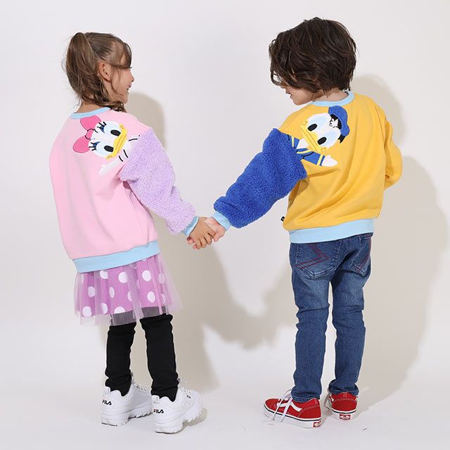 【ベビードール】ドナルド ディズニー てつなぎトレーナー 9052K