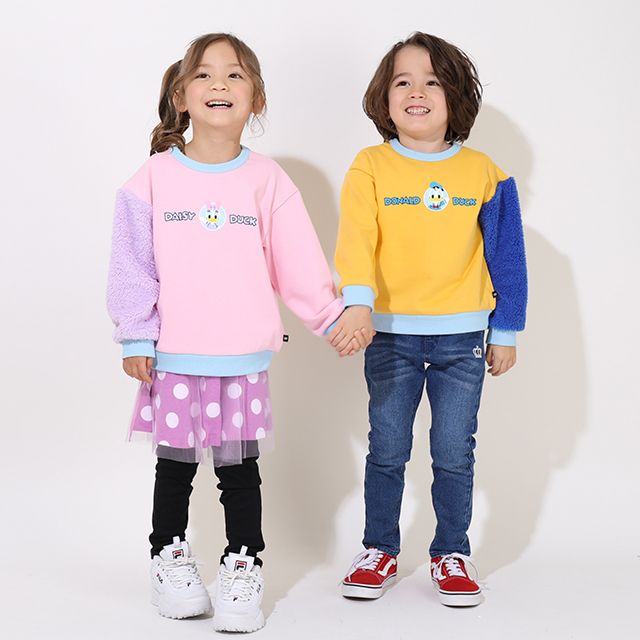 【ベビードール】ドナルド ディズニー てつなぎトレーナー 9052K