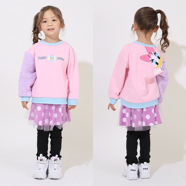 【ベビードール】デイジー ディズニー てつなぎトレーナー 9052K