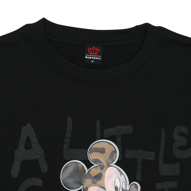 【ベビードール】ミッキー 親子お揃い ディズニー レンチキュラートレーナー 9054A