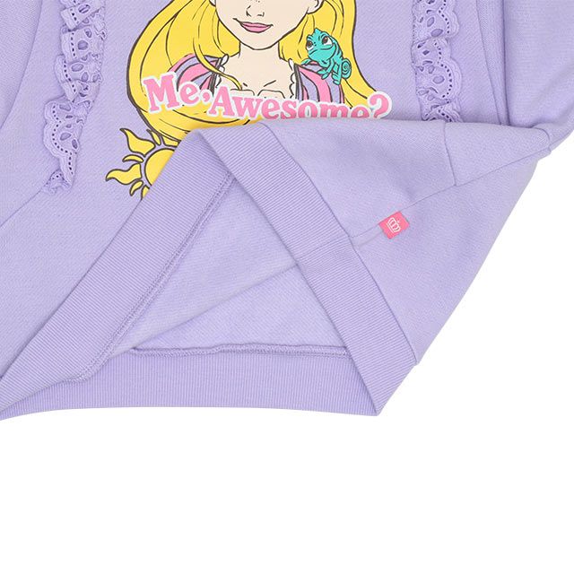 【ベビードール】ベル ディズニー プリンセス フリル裏起毛トレーナー 9097K