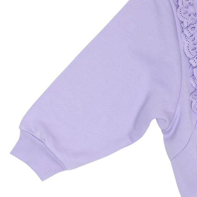 【ベビードール】ベル ディズニー プリンセス フリル裏起毛トレーナー 9097K