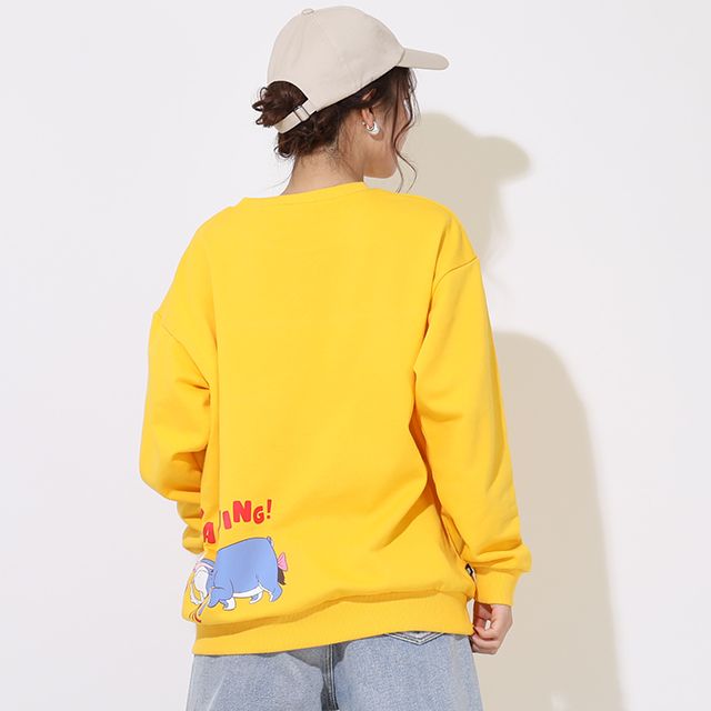 【ベビードール】プーと仲間たち 親子お揃い つながる集合トレーナー 9108A