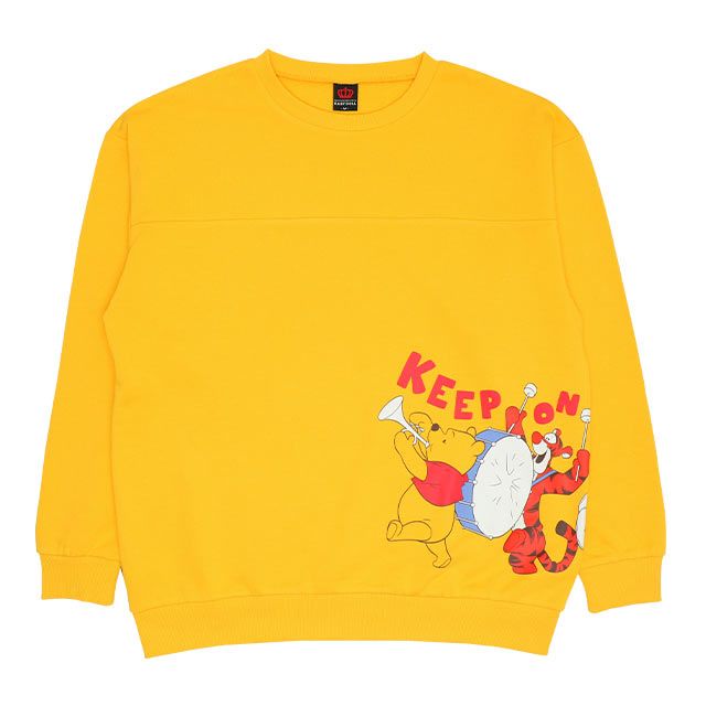 【ベビードール】プーと仲間たち 親子お揃い つながる集合トレーナー 9108A