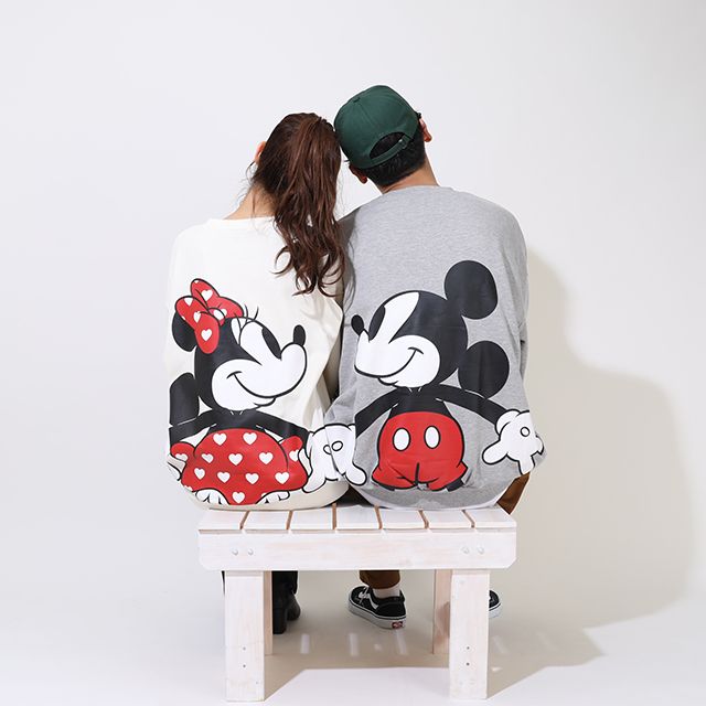 【ベビードール】ミッキー 親子お揃い つながるトレーナー 9109A