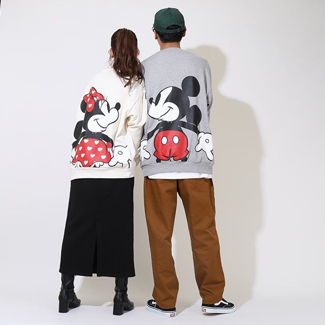 【ベビードール】ミッキー 親子お揃い つながるトレーナー 9109A
