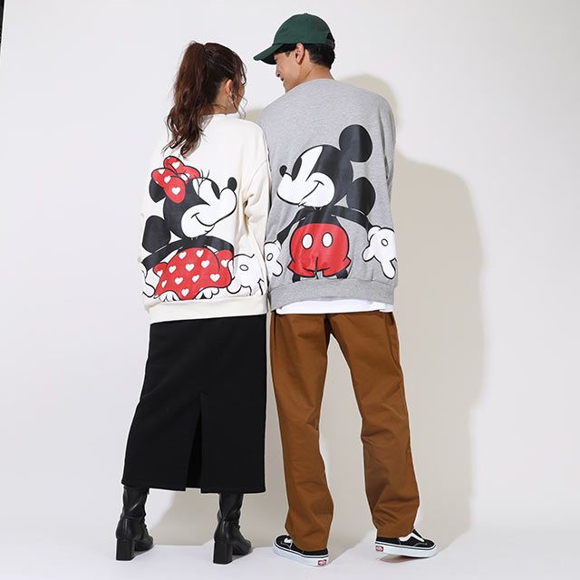 【ベビードール】ミッキー 親子お揃い つながるトレーナー 9109A