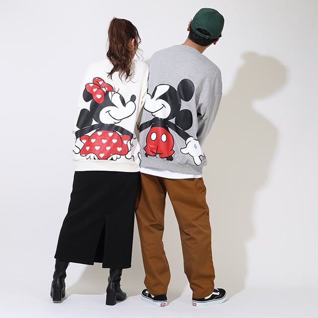 【ベビードール】ミッキー 親子お揃い つながるトレーナー 9109A